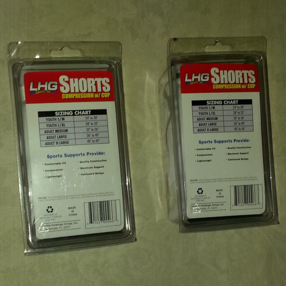 LHG Sports Compression Shorts With Cup S/M YOUTH - Picture 4 of 7